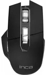 INCA Maus IWM-555 1600 DPI,Wireless & BT,Akku,USB-C, SW retail - Schwarz