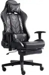Gaming Stuhl mit Fu&szlig;st&uuml;tze und ergonomsichen 4D-Armlehnen gaming chair in