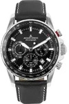 Jacques Lemans 1-2099A Liverpool Chronograph Herrenuhr 42mm 10ATM - Silber