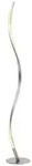 Lindby LED-Stehlampe Criostal, RGBW, dimmbar, Fernbedienung - Silber/Grau