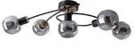 Deckenleuchten - 5er Deckenleuchte "FUMOSO" L: 67,5cm, Deckenlampe im Retro Style,