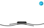 N&auml;ve Leuchten LED Deckenleuchte "ONDA" L:96cm LED Deckenleuchte "ONDA" L:96cm