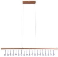 Pendelleuchte - LED Pendelleuchte "NOBILIS" L: 100 cm gold, H&auml;ngelampe im...