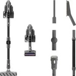 JIMMY H8 Flex, 2-in-1-Stabstaubsauger, Beutellos, Schwarz, 0,5 l, Trocken,