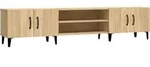 vidaXL TV-Schrank Sonoma-Eiche 180 x 31,5 x 40 cm Holzwerkstoff - Braun