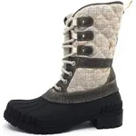 Kamik Sienna 3 Damenschuhe Stiefel Schn&uuml;rer Grau Freizeit - Grau - 37