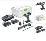 Festool TDC 18/4 I-Basic Akku Bohrschrauber 18 V 75 Nm Brushless + 2x Akku 3,0...