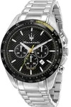 Maserati Herren Uhr TRAGUARDO Chronograph Edelstahl silber UMAR8873612042 - Silber