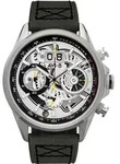 AVI-8 AV-4065-01 Hawker Harrier Chronograph Herrenuhr 45mm 5ATM - Silber