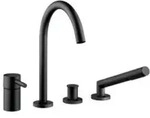 Dornbracht 27632661-33 Wannen-Vierlochbatt. Meta - Schwarz
