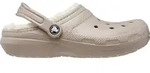 crocs Sandale Lined Clog mit flauschigem Futter und Fersenriemen - Braun - 43-44