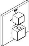 GROHE Grohtherm Cube, Graphit, 1 St&uuml;ck(e) - Grau