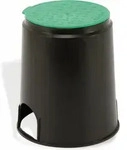 Heitronic 21036 Bodeneinbaudose Schwarz, Gr&uuml;n