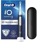 Oral-B iO Series 3 Matt Black mit Reiseetuie, Elektrische Zahnb&uuml;rste (schwarz, Matt