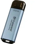 Transcend ESD300C, 512 GB, USB Typ-C, 1050 MB/s, Blau