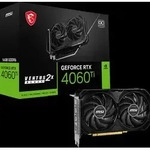 MSI RTX4060 TI Ventus 2X Black OC 16GB GDDR6 HDMI 3xDP - Schwarz