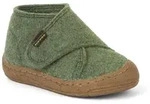 Kinderhausschuhe - MINNI WOOLY-Green 25 Green - Gr&uuml;n - 25