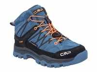 CMP Trekkingschuh Rigel Mid Waterproof Kinder blau schwarz orange Gr 28