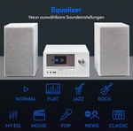 MEDION P85003 Micro Audio System Kompaktanlage (Internetradio, DAB+, PLL UKW...