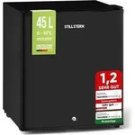 Stillstern Mini K&uuml;hlschrank E 45L mit Abtauautomatik, Schloss, Frostfach, Leise,