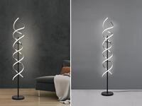 Trio LED-Stehleuchte Sequence &Oslash; 23 x 150 cm warmwei&szlig;-neutralwei&szlig; alu geb&uuml;rstet