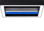 BRILLIANT Icarus LED Wand- und Deckenleuchte 30x30cm schwarz G99312/76 RGB