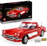 LEGO Icons Corvette Modellauto-Set, klassischer Sportwagen zum Bauen,...