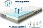 Genius eazzzy Matratze Deluxe 200x200 cm - orthop&auml;dische Visco Kaltschaummatratze