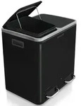Karat Tretm&uuml;lleimer Felix Trennsystem Schwarz 2 x 15 Liter (30 Liter) - Schwarz