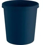 helit Papierkorb "the green german", 18 Liter, blau - Blau