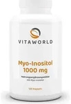 Vitaworld Myo-Inositol 1000 mg | 120 Kapseln | hochdosiert mit 1000 mg pro Kapsel 