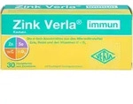 VERLA Zink Immun Kautabs mit fruchtigem Cassisgeschmack, 30 St. Kautabletten