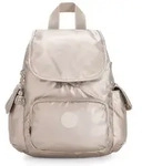 Kipling City Pack Mini 9 Liter Rucksack I2671 Metallic Glow - Silber