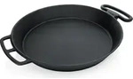 Riesenpfanne / Jahrmarktpfanne, Gusseisen, &Oslash; 65-80 cm, Rundgriff : Riesenpfanne mit