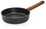 Woll, Eco Logic Induktion, Gusspfanne, fester Holzstiel &Oslash; 20 cm, 5 cm hoch -...