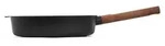 Woll, Eco Logic Induktion, Guss-Viereckpfanne, fester Holzstiel 28x 28 cm, 6,5 cm