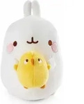 NICI Kuscheltier MOLANG mit Piu Piu 24cm, Wei&szlig; - Gold