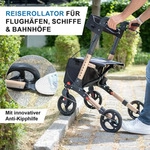 L&ouml;sch Reha Rollator TABAS MobilityPU Champagner - Beige