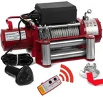 ROTFUCHS Elektrische Seilwinde 12v mit Funkfernbedienung &ndash; 5909 kg 13000 lbs, 6 PS