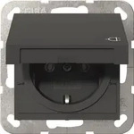 Gira SCHUKO-Steckdose, KD, System 55, Anthrazit, 1 Stk. - Grau