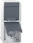 GIRA 4780 30, Schuko, Grau, Kunststoff, Thermoplast, Schlagfest, Splitterfrei, 250 V,