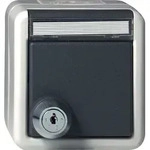 GIRA 456730 SCHUKO KD Schloss sortiert + (456730) - Grau