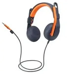 Logitech Zone Learn, Kabelgebunden, Ausbildung, 154,5 g, Kopfh&ouml;rer, Blau, Orange -