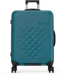Rollink Vega 360 faltbarer 4-Rollen Trolley M 65 cm - dunkelgr&uuml;n