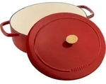 Ballarini Bellamonte 75003-566-0 Cocotte, 31 Cm Rot Oval Gusseisen Rot - Rot