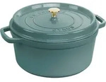 Staub Cocotte, 20 cm | Eukalyptus | rund | Gusseisen La Cocotte Eukalyptus -...