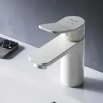 Wasserhahn Bad Weiss Waschtischarmatur Bad Armatur Mischbatterie...