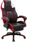 CLP B&uuml;rostuhl Clovis Kunstleder | Farbe schwarz/rot