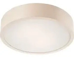 Bioledex Deckenleuchte Holzlampe 37cm 2x E27 wei&szlig; Holz, Glas