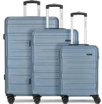 Worldpack New York 2.0 4 Rollen Kofferset 3-teilig - Blau